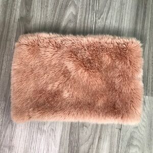 ZARA WOMENS FAUX FUR SNOOD SCARF PULLOVER